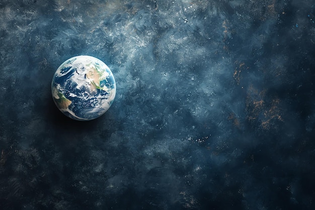 写真 地球時間と地球日の背景とコピースペース