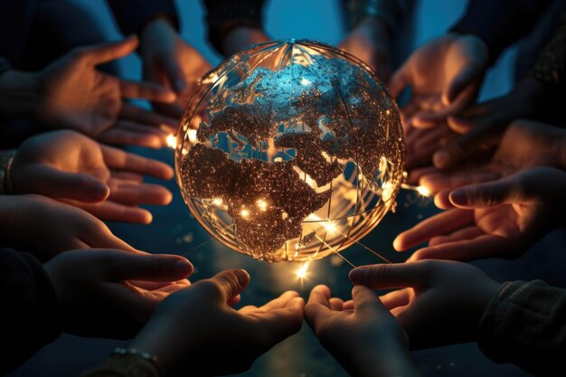 Earth hour a global call to action for environmental awareness unity and energy conservation symbolizing a collective commitment to a sustainable and ecofriendly future for our planet