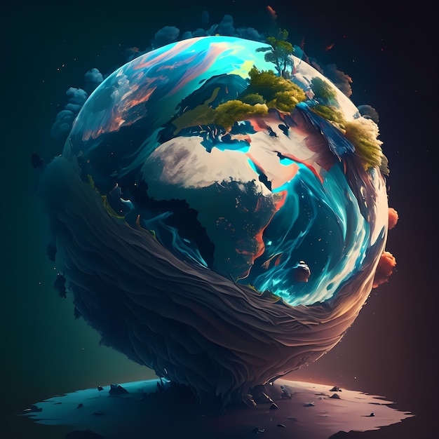 Earth illustration