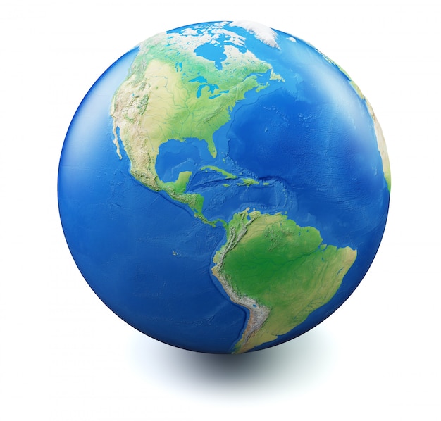 earth isolated