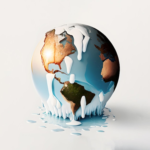 The Earth Melting Global Warming