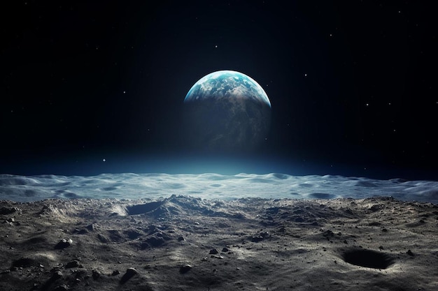 earth seen from the moon