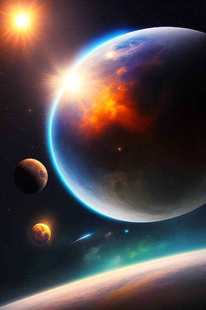 earth space moon future planets