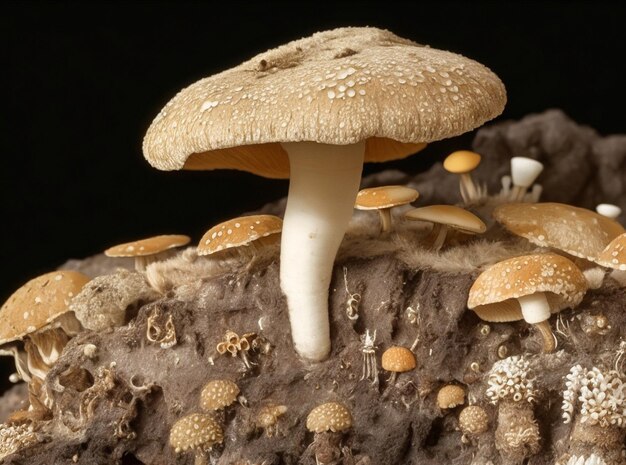 Фото Земли самый древний гриб создан ai