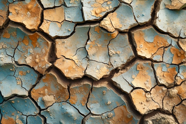 Earths Scars Cracked Ground Texture