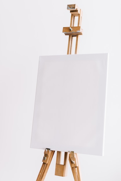 Easel on a white background