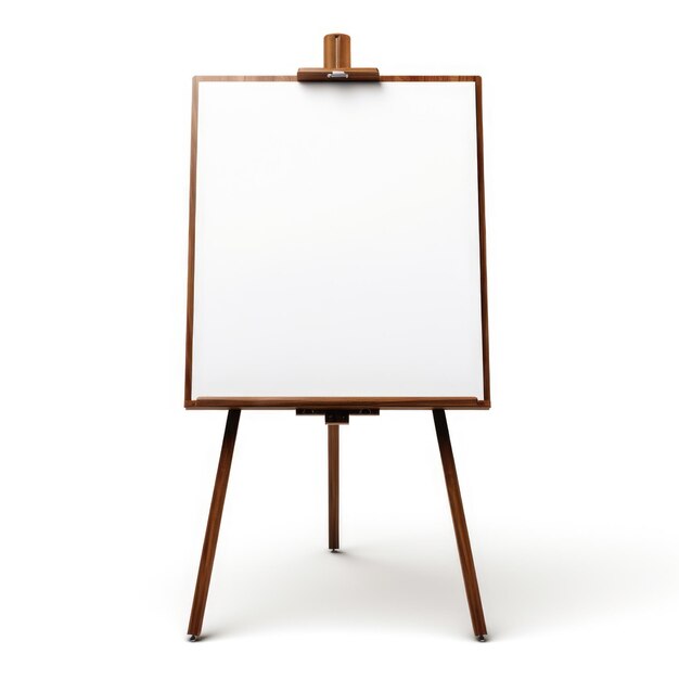 EaselStyle Dry Erase Board geïsoleerd op een transparante achtergrond Generatieve AI