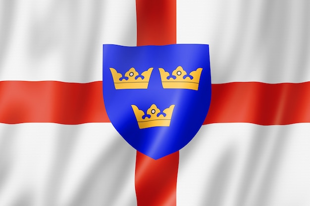 East Anglia Region flag, UK