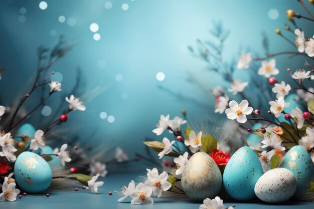 Easter background banner ai generated