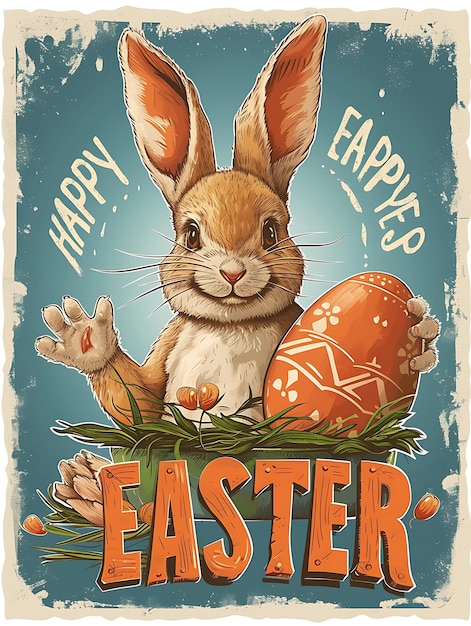 Easter background wallpaper poster card