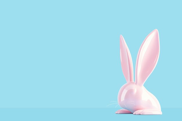 Photo easter background with bunny