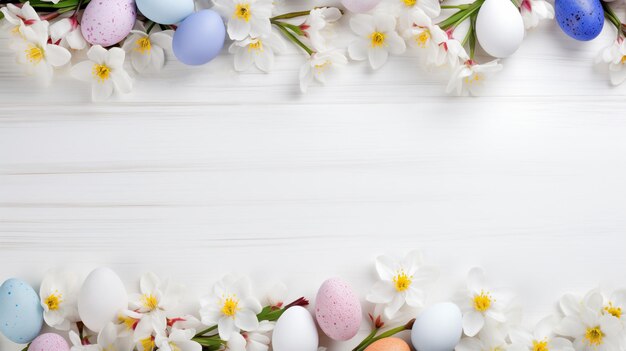 Easter background Wooden backdrop