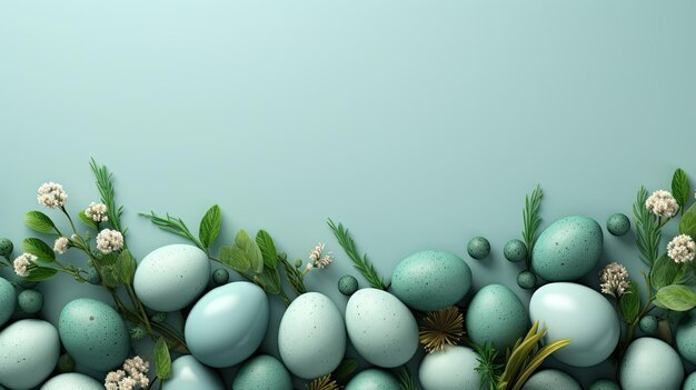 Easter banner mockup