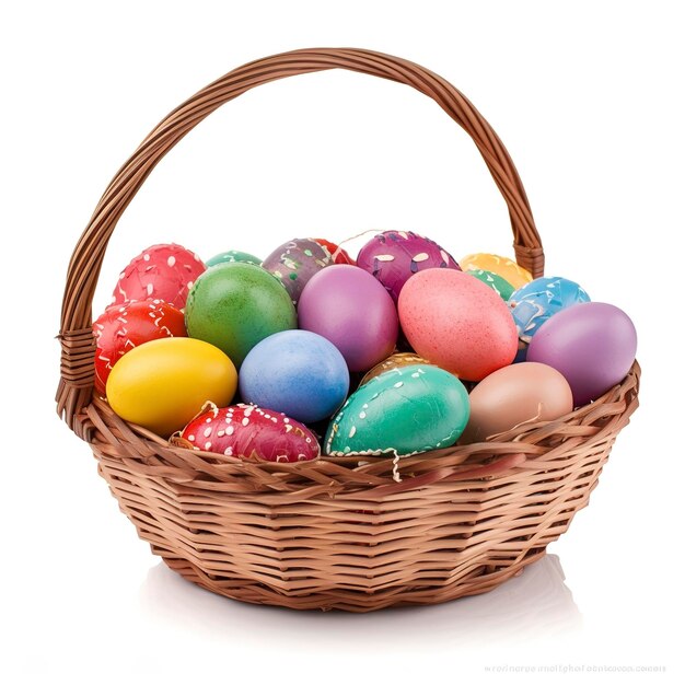 Easter Basket Eggs transparent PNG - StickPNG