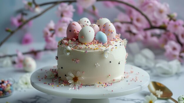 easter birthday cake