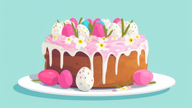 easter birthday cake