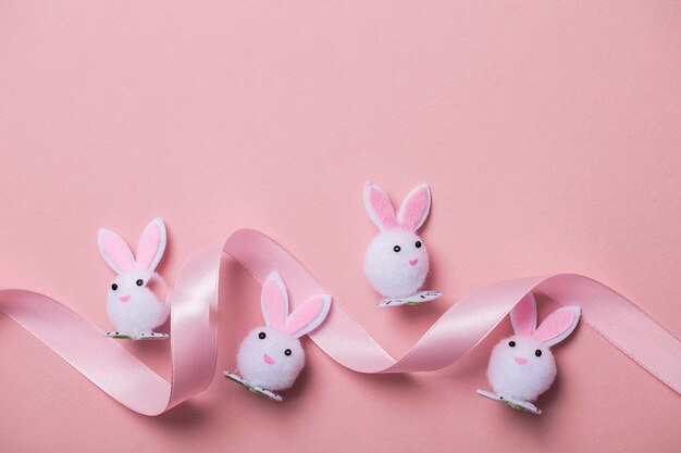 Easter bunny rabbit background