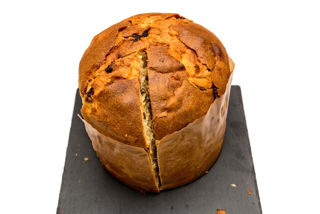 Easter cake on white background