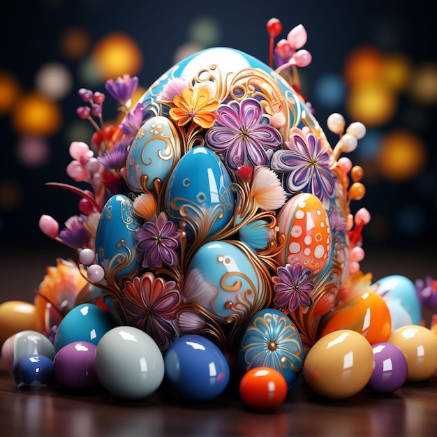 Easter Celebrations PNG Illustration