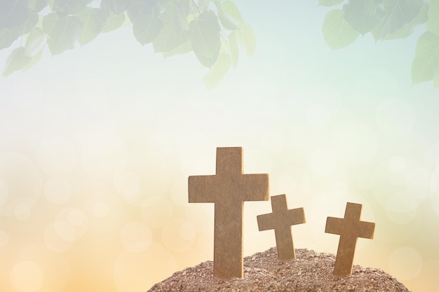 Easter christianity copyspace background