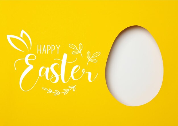 Easter concept of Happy Easter Happy Easter design