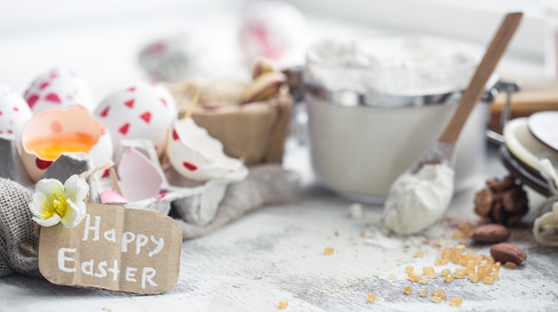 easter cooking still life