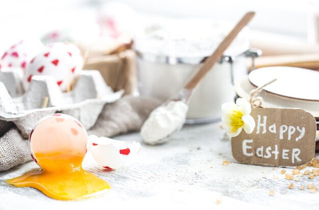 easter cooking still life