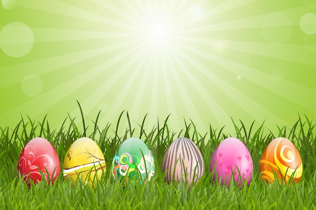 Photo easter day background