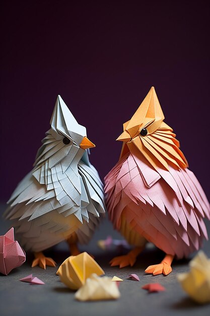 Foto origami del giorno di pasqua