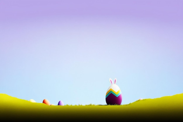 easter egg background minimalist style