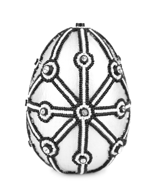 Easter egg isolated on white