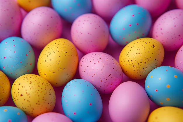 Easter egg patroon achtergrond met levendige kleuren