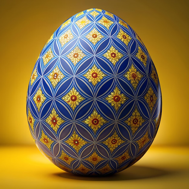 Foto ornamento dell'uovo di pasqua ucraino