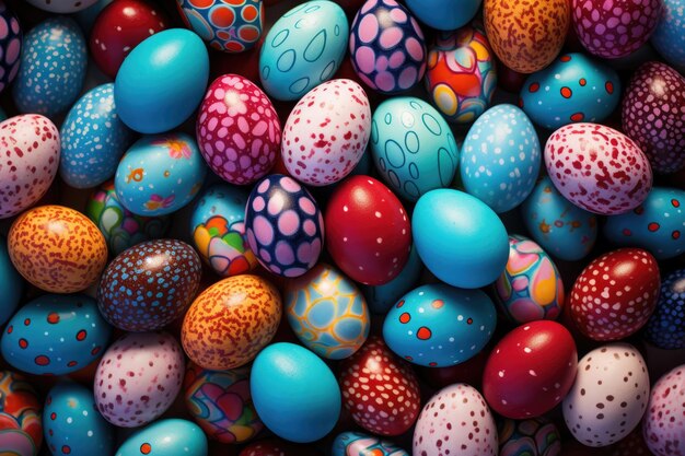 Easter eggs background