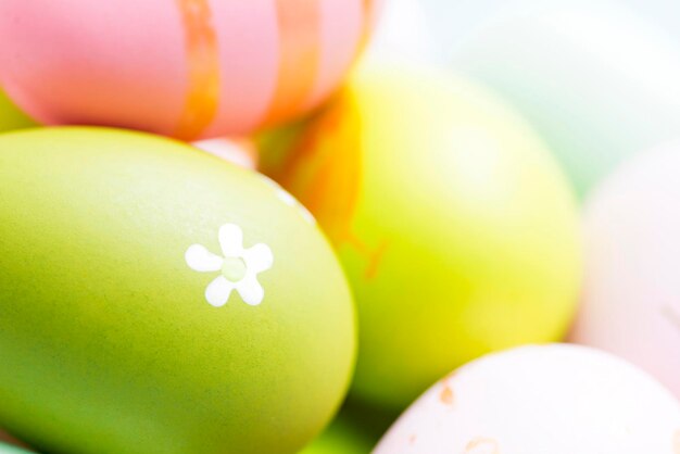 Easter eggs colorful easter eggs background