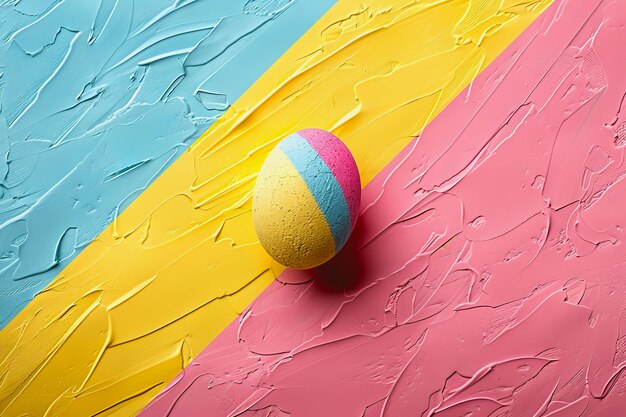 Photo easter eggs festival pastel background colors charming adorable shiny3d illustration concepts