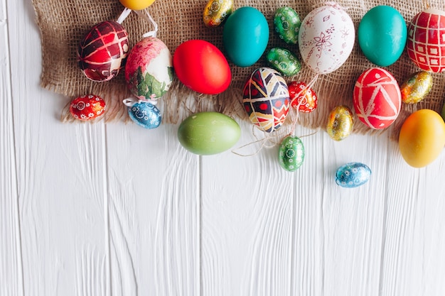 Easter eggs ornament