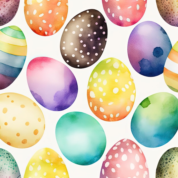 Easter eggs pattern