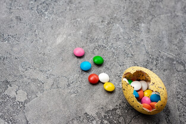 Easter Eggs with sweets