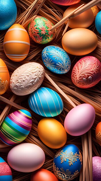 Photo easter eggs