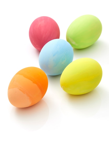 Easter Festival Backgrounds with colored eggs