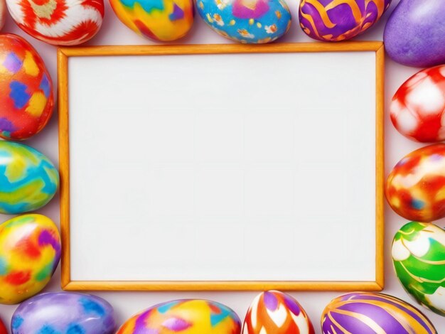 Easter festival colorful background design best quality hyper realistic image banner template