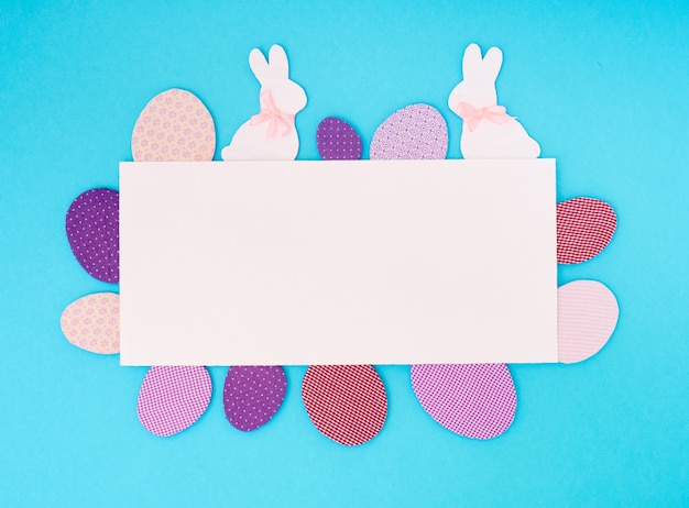 Easter greeting paper decoration