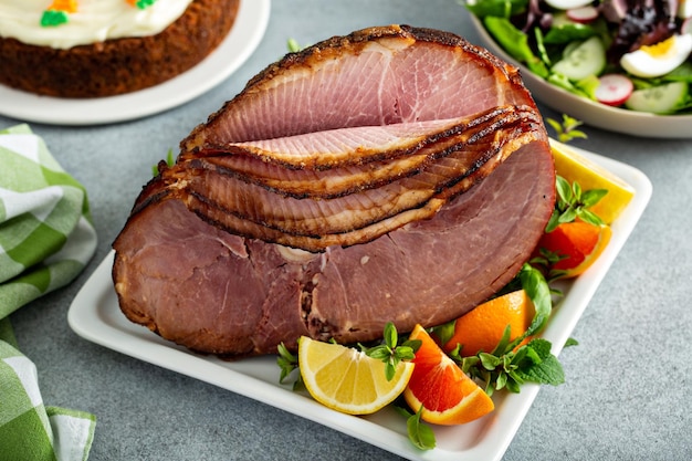 Easter ham for brunch