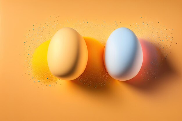 Easter Holiday achtergrond illustratie Generatieve AI