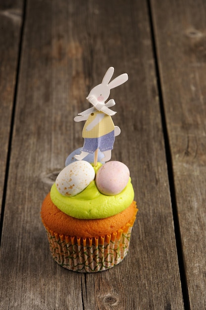 Easter homemade cupcake