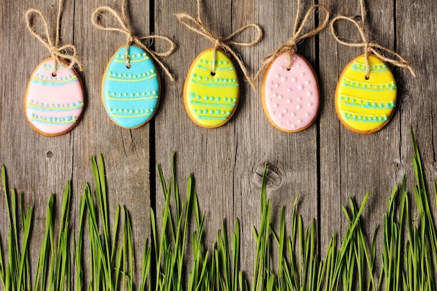 Easter homemade gingerbread cookie