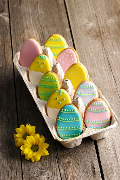 Easter homemade gingerbread cookie