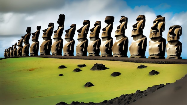 Photo easter islands