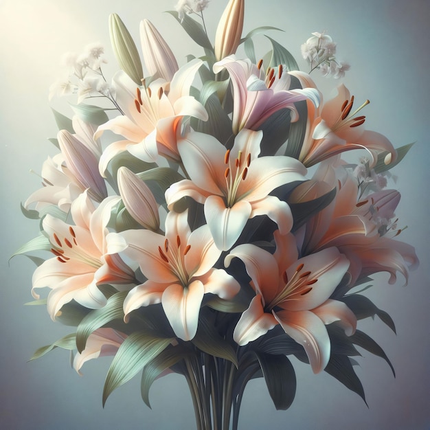 Easter Lily Serenity Bouquet of Purity and Rebirth